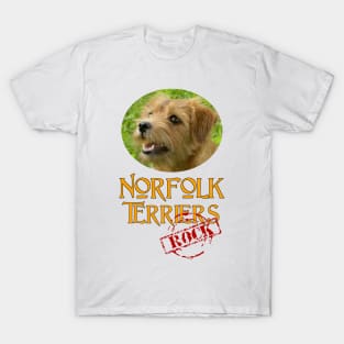 Norfolk Terriers Rock! T-Shirt